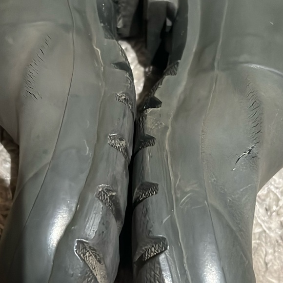 -Hunter Grey Tall Rain Boots - Picture 14 of 16
